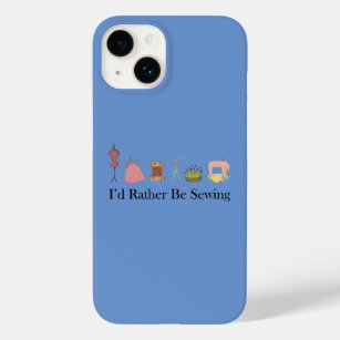 Funny I'd Rather Be Sewing for Women Case-Mate iPhone 14 Case