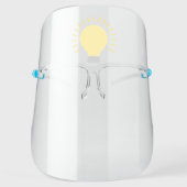 Funny Idea Light Bulb Face Shield (Front)