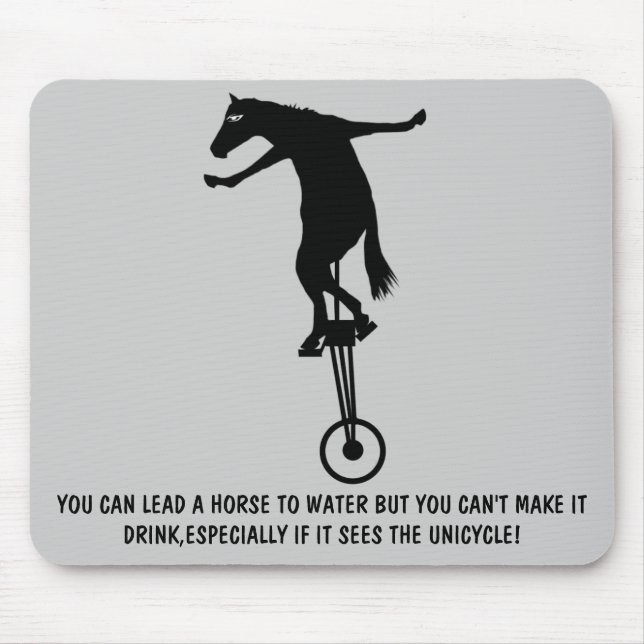 Funny idiom mouse pad (Front)