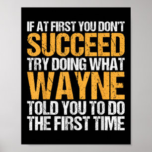 Funny If At First You Dont Succeed Try Doing What Poster