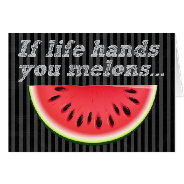 Funny “If Life Hands You Lemons” Birthday Card (Front Horizontal)
