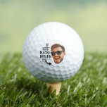 Funny If Lost Return To Men Face Photo Golf Balls<br><div class="desc">Funny personalized men's golf ball set with the quote "If lost please return to" and a picture. Upload a photo to make it your own. To use a cut-out, the background needs to be a transparent png file. To make the cut-out of the face you can download any free mobile...</div>
