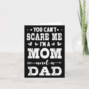 Funny I'm A Mom And A Dad Single Mom  Card