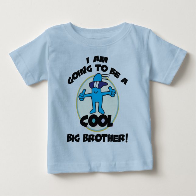 Funny I'm Going To Be A Big Brother Baby T-Shirt (Front)