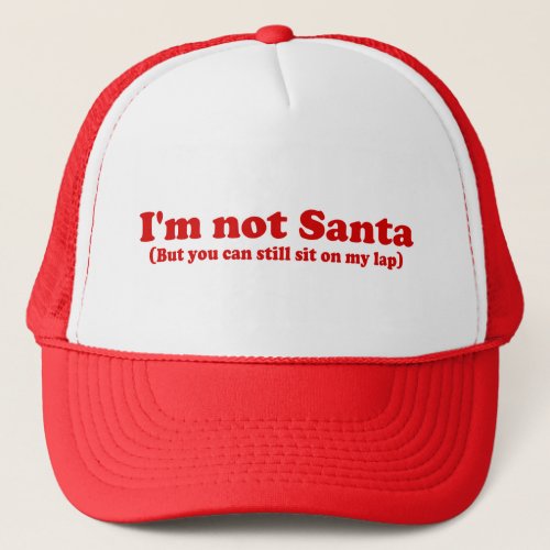 Funny Im Not Santa Christmas Hat