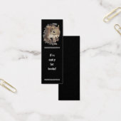 Funny, I'm Nutty for Books, Cute Squirrel Bookmark (Office)