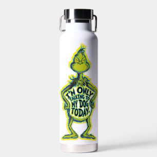 Funny I'm Only Talking to My Dog Water Bottle