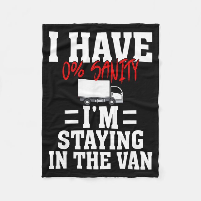Funny I'm Staying In Tha Van Phasmophobia Gamer Me Fleece Blanket (Front)