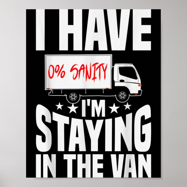 Funny I'm Staying In Tha Van Phasmophobia Women's  Poster (Front)