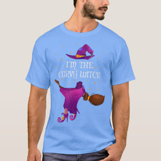 Funny Im The Curvy Witch Halloween 4530453 T-Shirt