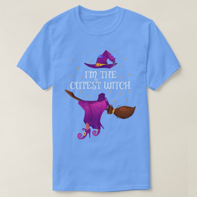 Funny Im The Cutest Witch Halloween 4540454  T-Shirt (Design Front)