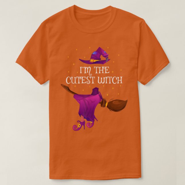 Funny Im The Cutest Witch Halloween 4550455  T-Shirt (Design Front)