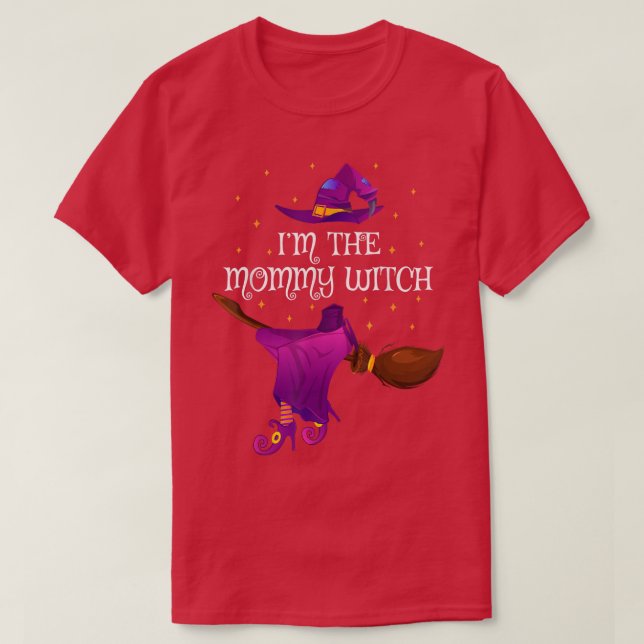 Funny Im The Mommy Witch Halloween 4710471  T-Shirt (Design Front)