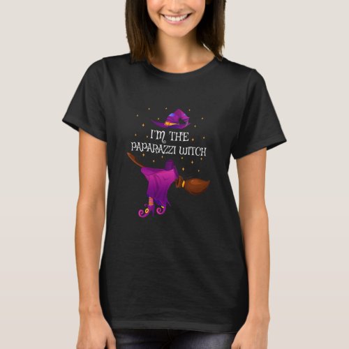 Funny Im The Paparazzi Witch Halloween  T_Shirt