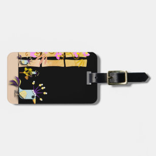 Funny Imaginary Birds Luggage Tag