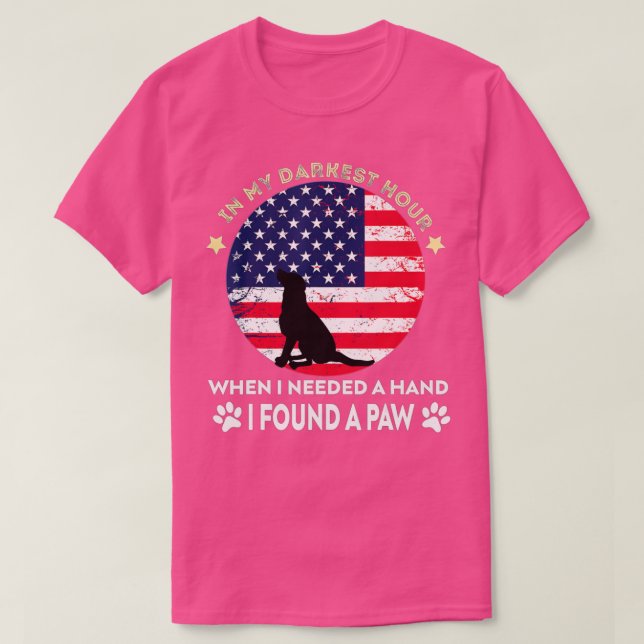 Funny in my darkest hour when i needed a hand i fo T-Shirt (Design Front)