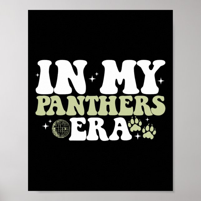 Funny In My Panthers Era Back To School Game Day  Poster (Front)