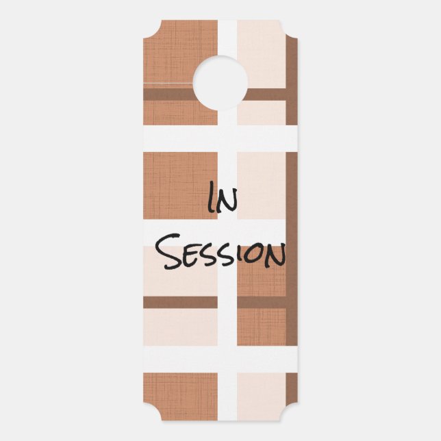 Funny In Session Therapist Door Hanger (Front)