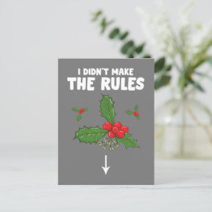 Funny Inappropriate Christmas Adult I Didnt Make Postcard