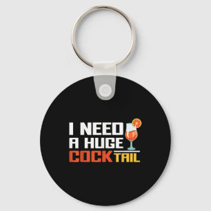 Funny Inappropriate Christmas Girls Trips Parties Keychain