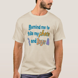 Funny Inattentive ADHD Forgetfulness Reminder T-Shirt