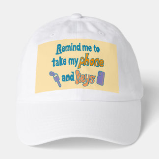 Funny Inattentive ADHD Forgetfulness Reminder Truc Hat