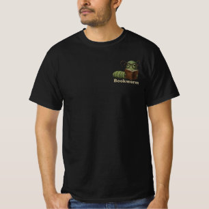 Funny Inchworm Reading Shirt – Bookworm