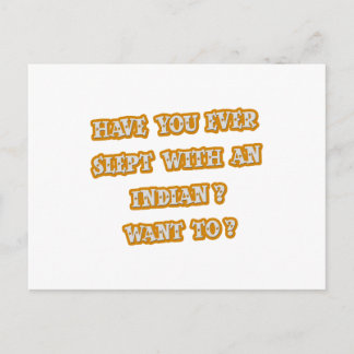 Funny Indian Pick-Up Line Postcard