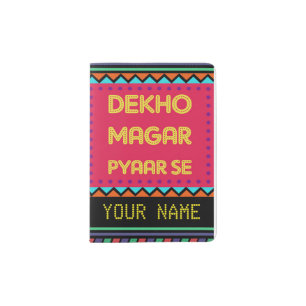 Funny Indian Quirky - Personalized Passport Cover