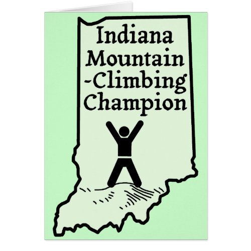 Funny Indiana Mountain Climbing Champion