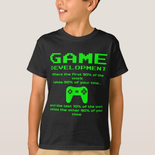 Funny Indie Video Game Developer Development Dev e T_Shirt