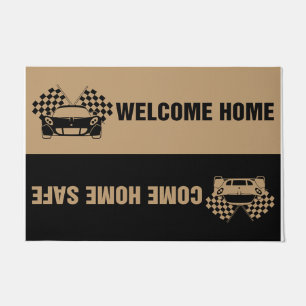 Funny Indoor Car Doormat,Home Entrance Decor Doormat