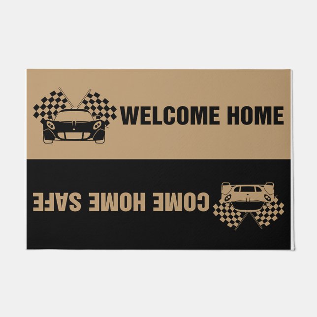 Funny Indoor Car Doormat,Home Entrance Decor Doormat (Front)