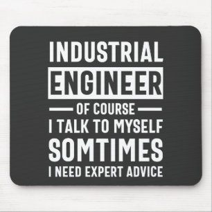 Funny Industrial Engineer Gift Mouse Pad