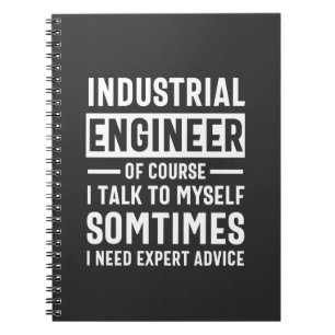 Funny Industrial  Engineer Gift Notebook