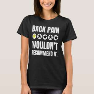 Funny Injured Back Pain And Spinal Fusion Surgery T-Shirt