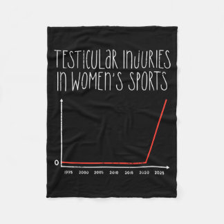 Funny Injuries In Womens Sports Funny Saying Men Fleece Blanket