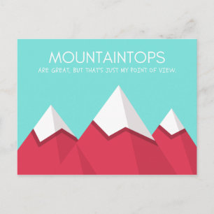 Funny ink and Aqua Postcard