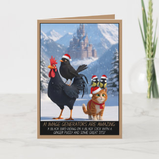 Funny innuendo Christmas Card