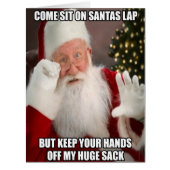 Funny innuendo Santa meme (Front)