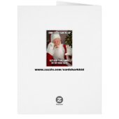 Funny innuendo Santa meme Cards (Back)