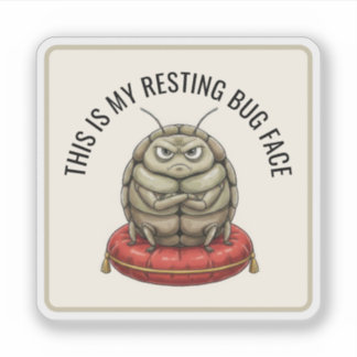 Funny Insect Bug Sticker