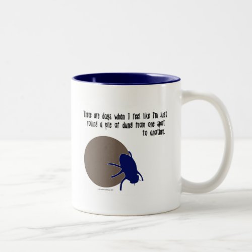Funny insect mug _ dung beetles