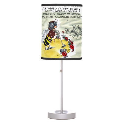 Funny Insect Nightclub Singer Table Lamp