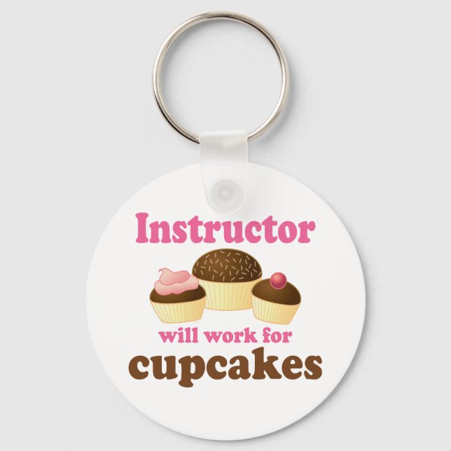 Funny Instructor Keychain (Front)