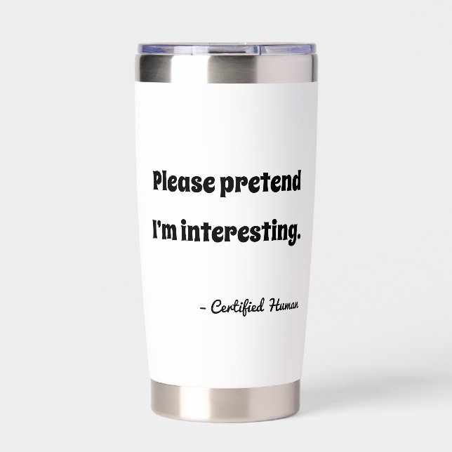 Funny Insulated Tumbler – Add Your Own Title (Front)
