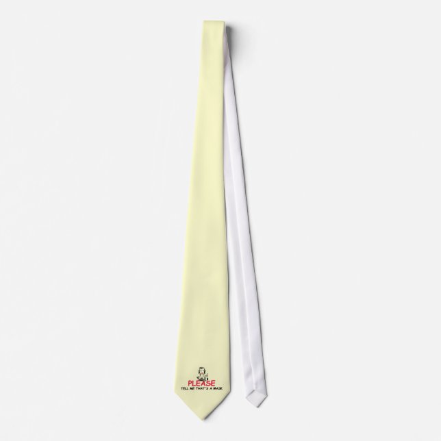 Funny insult neck tie (Front)