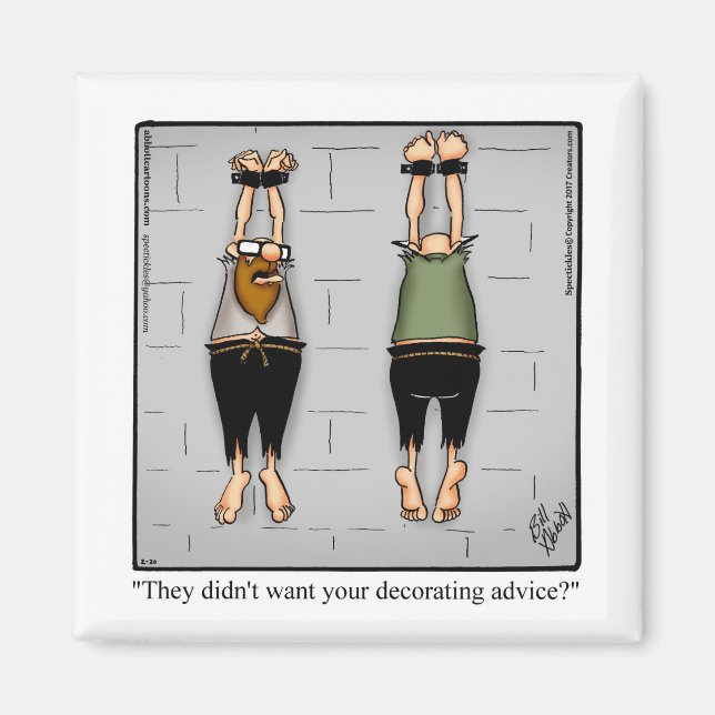 Funny Interior Designer Humor Magnets (Front)