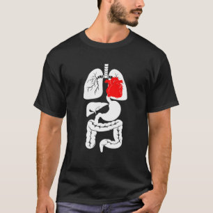 Funny Internal Organ, Under The Skeleton Rib Cage T-Shirt