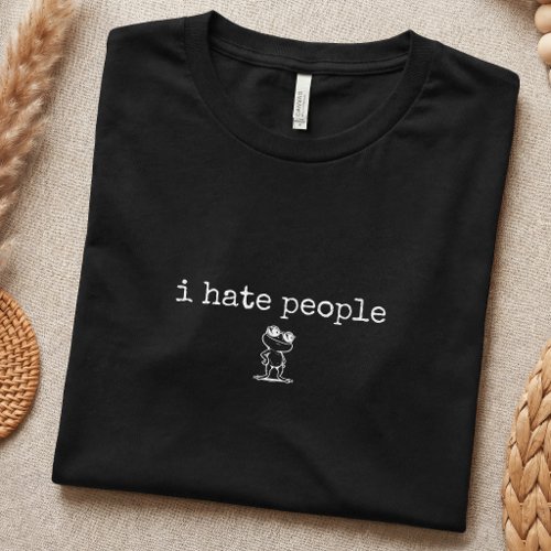 Funny Introvert Anti-Social Humor Simple T-Shirt
